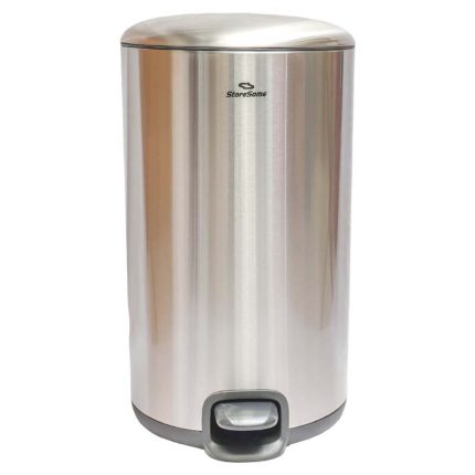 Storesome Stainless Steel Dustbin Round 20L