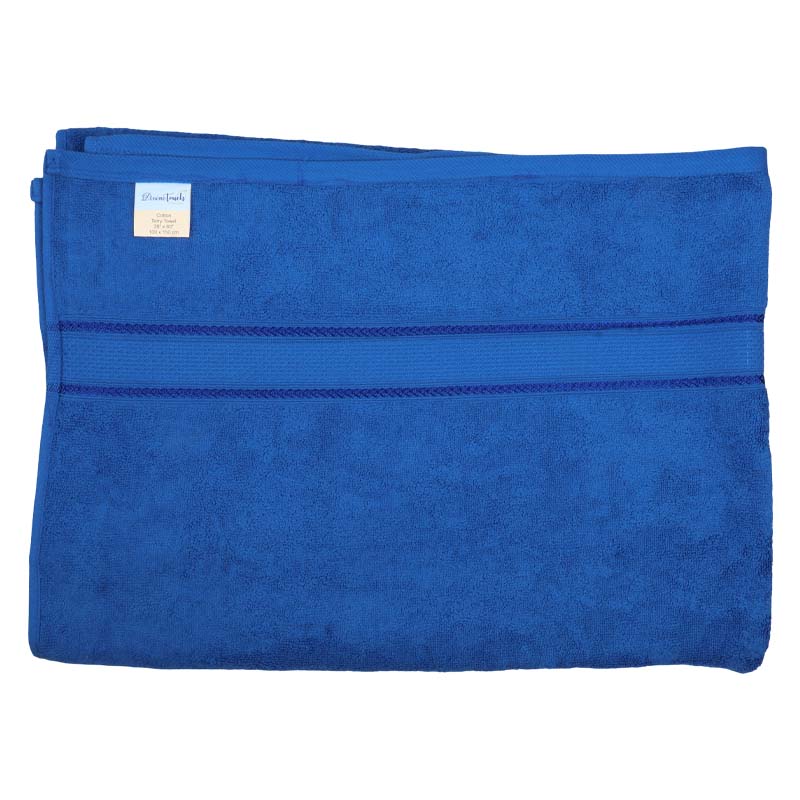 IMG_1736 Divine Touch Bath Towel Blue 90X150Cm - Image 1