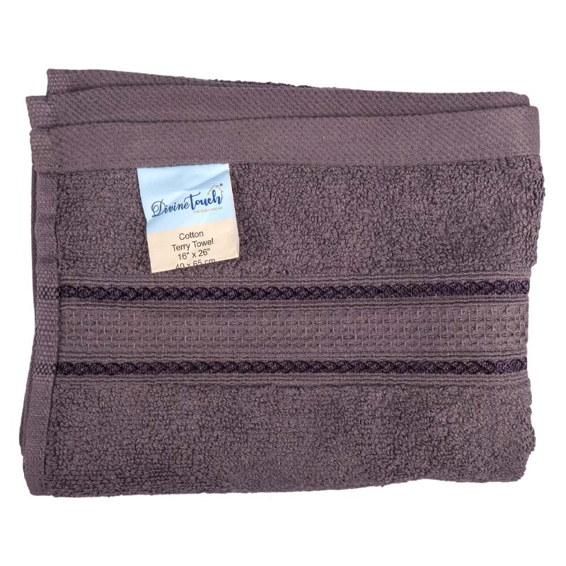 IMG_1751 Divine Touch Hand Towel Grey 40X65Cm - Image 1