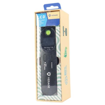 Verage Lcd Electronic Travel Weighing Scale Onyx Black VG-5530