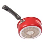 Vinod Zest Inducto Saucepan With Glass Lid-16 Cm, 1.6L - Image 2