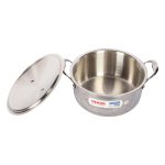 Vinod Platinum Triply Saucepot With Lid- 30 Cm, 8L - Image 2