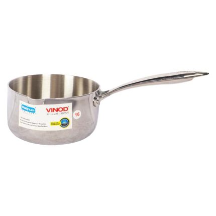 Vinod Platinum Triply Milkpan -16 Cm, 1.5L