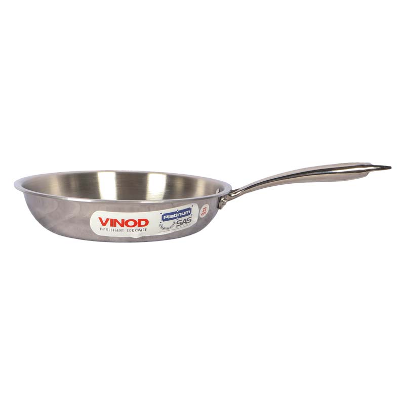 IMG_8702 Vinod Platinum Triply Frypan - 22Cm - Image 1