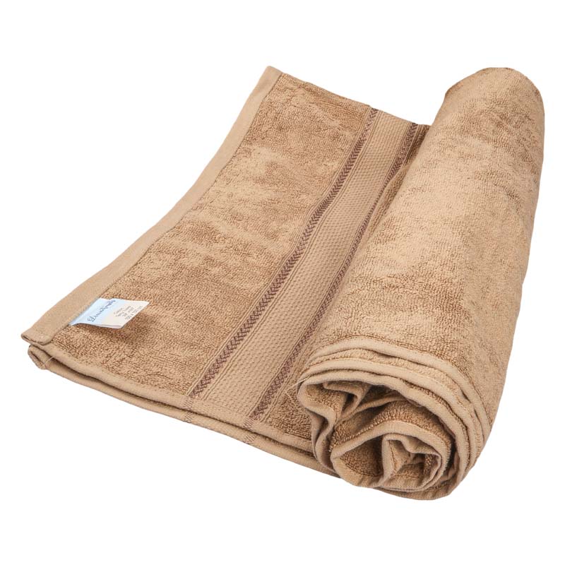IMG_1684 Divine Touch Bath Sheet Beige 100X150Cm - Image 1