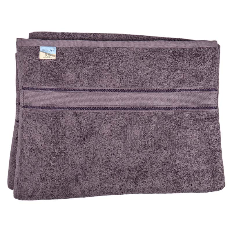 IMG_1849 Divine Touch Bath Sheet Grey 100X150Cm - Image 1