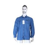 Storesome Craxx Men Denim Shirt #4143 Light Blue XL