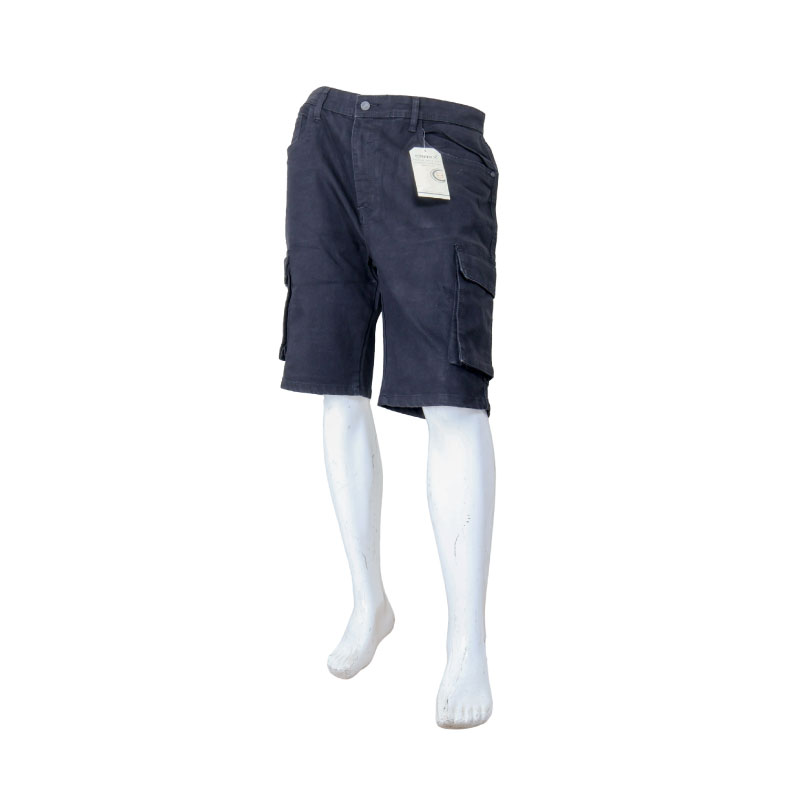 6592 Storesome Craxx Men Denim Bermuda Cargo #3447 Black 38 - Image 1