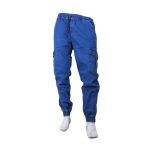 Storesome Craxx Men Denim 6 Pocket Joggers #5342 Mid Blue 38
