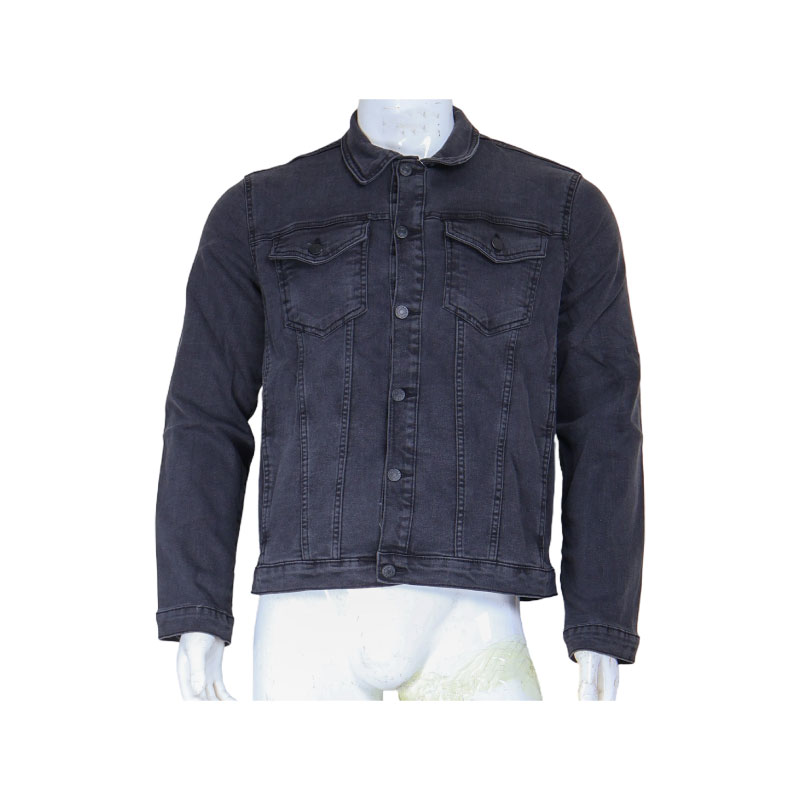 6648 Storesome Craxx Men Denim Jacket #4146 Black L - Image 1