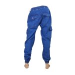 Storesome Craxx Men Denim 6 Pocket Joggers #5342 Mid Blue 38 - Image 2