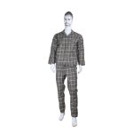 Storesome Craxx Men Cotton check Night Suit 2 pc set #K-064 Olive M