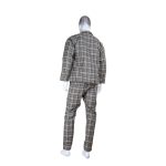 Storesome Craxx Men Cotton check Night Suit 2 pc set #K-064 Olive M - Image 2