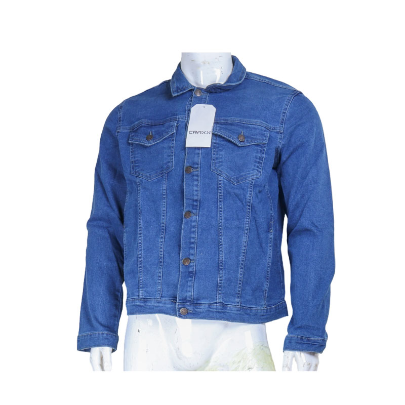 6921 Storesome Craxx Men Denim Jacket #4146 Light Blue L - Image 1