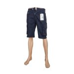 Storesome Craxx Men Denim Bermuda Cargo #3447 Black 32