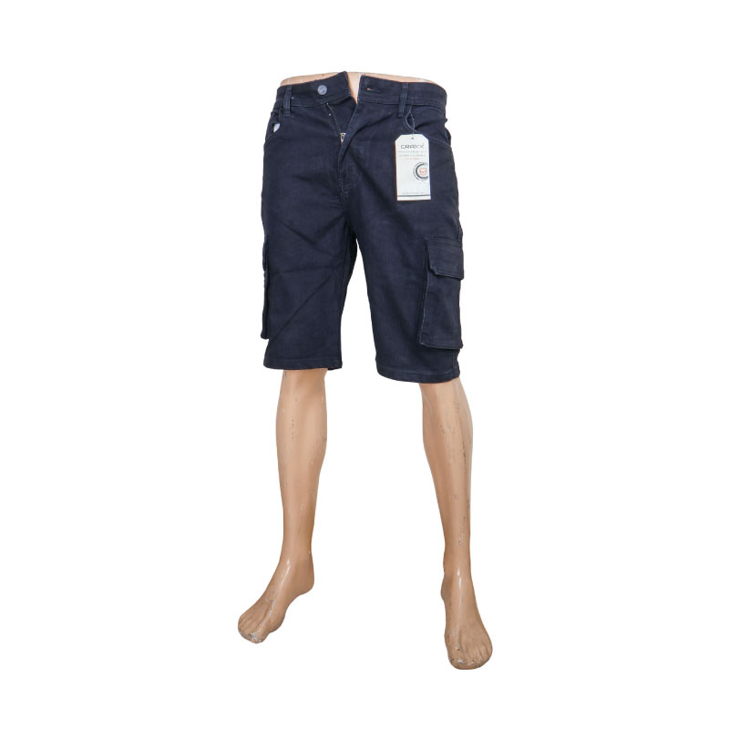 7089 Storesome Craxx Men Denim Bermuda Cargo #3447 Black 32 - Image 1