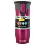 The Contigo West Loop Stainless Steel 470ml Raspberry
