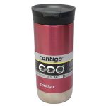 Contigo Huron 2.0 Stainless Steel Travel Mug 470ml – Azalea - Image 2
