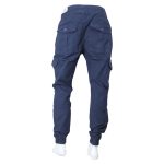 Storesome Craxx Men Twill 6 Pocket Joggers #5347 – Navy, Size 36 - Image 2