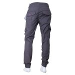 Storesome Craxx Men Twill 6 Pocket Joggers #5344 - Grey (Size 34) - Image 2