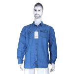 Storesome Craxx Men Denim Shirt #4143 – Light Blue XL
