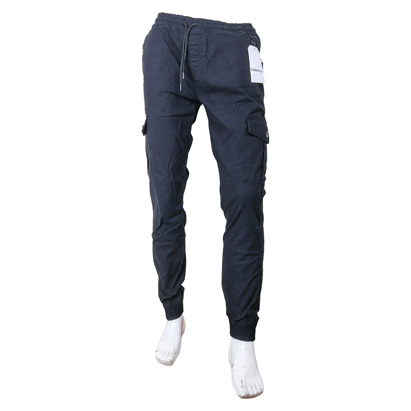 Storesome Craxx Men Twill 6 Pocket Joggers #5346 – Black, Size 34 Storesome Craxx Men Twill 6 Pocket Joggers #5346 – Black, Size 34 - Image 1