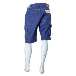 Storesome Craxx Men Denim Bermuda Cargo #3437 – Dark Blue (Size 38) - Image 2