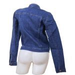 Storesome Craxx Ladies Denim Jacket #1570 Dark Blue L - Image 2