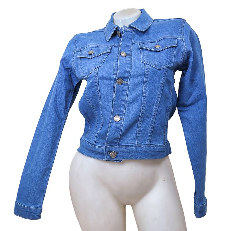 Storesome Craxx Ladies Denim Jacket #1572 Light Blue S Storesome Craxx Ladies Denim Jacket #1572 Light Blue S - Image 1