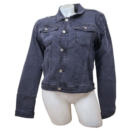 Storesome Craxx Ladies Denim Jacket #1563-A Charcoal XL