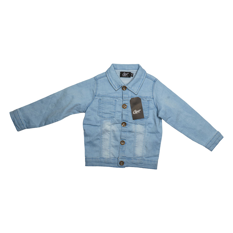Storesome Craxx Infants Girls Denim Jacket #IN-G-267 Ice Blue 36M Storesome Craxx Infants Girls Denim Jacket #IN-G-267 Ice Blue 36M - Image 1