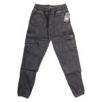 Storesome Craxx Girls Denim 6 Pkt Jogger Mid Blue #8166 Grey 9/10Y