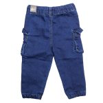 Storesome Craxx Infants Boys Denim Joggers #IN-B-225 Dark Blue 24M. - Image 2