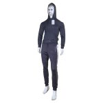 Storesome Craxx Men Knits Track 2-Piece Set #K-080 – Black (S)