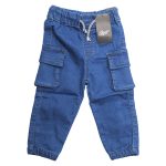 Storesome Craxx Infants Boys Denim Joggers #IN-B-226 – Mid Blue (12 Months)