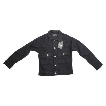 Storesome Craxx Girls Denim Jacket #7189 Black- (7/8 Years)