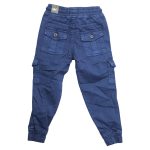 Craxx Boys Twill Joggers #10188 Navy- (3/4 Years) - Image 2