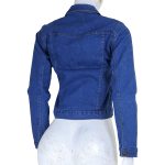 Storesome Craxx Ladies Denim Jacket #1571 Mid Blue M - Image 2