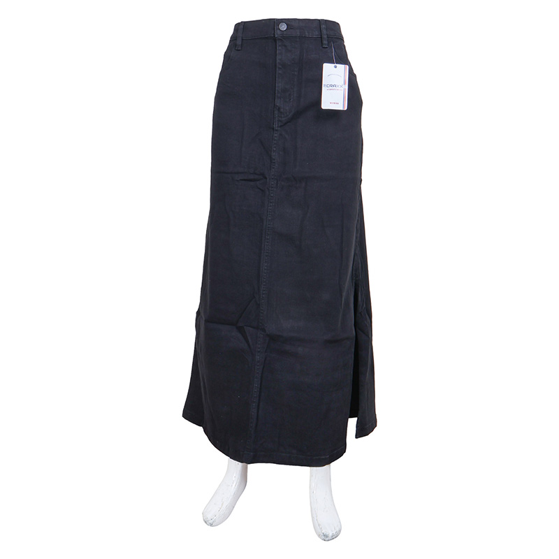 Storesome Craxx Ladies Denim Highwaist Jeans Skirt #1539 Grey 38 Storesome Craxx Ladies Denim Highwaist Jeans Skirt #1539 Grey 38 - Image 1
