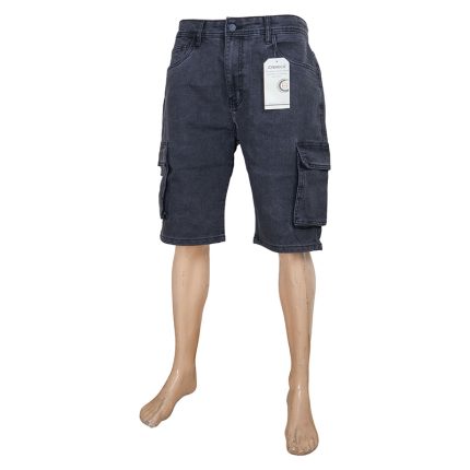 Storesome Craxx Men Denim Bermuda Cargo #3448 Grey - (Size 36)